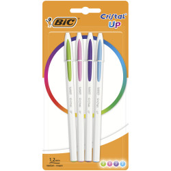 Bic Stylo-bille Cristal Up x4 Assortiment fun S949870