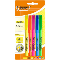 BIC Surligneur Brite Liner Assortiment x5 S893133