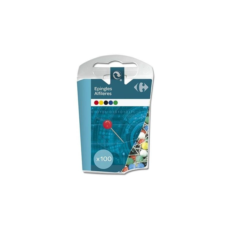 Carrefour Épingles de signalisation 100 pièces S269702