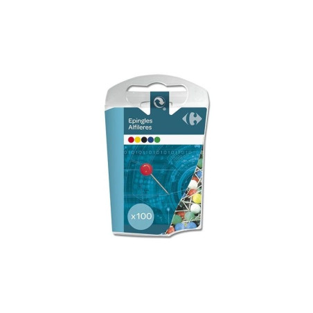 Carrefour Épingles de signalisation 100 pièces S269702