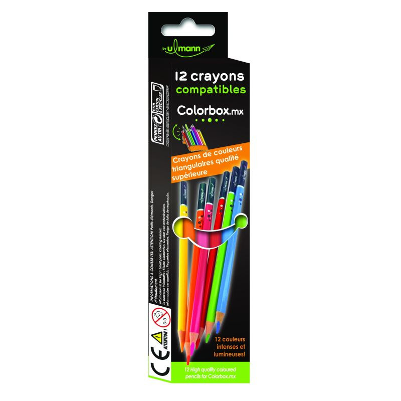 Ulmann Crayons de Couleur Triangulaires 18cm S521051