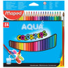 Maped Crayons de couleur Aquarellables Color'Peps 24 pcs S836013