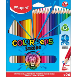 Maped Crayons de Couleur Color'Peps Strong 24 S862724