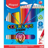 Maped Crayons de Couleur Color'Peps Strong 24 S862724
