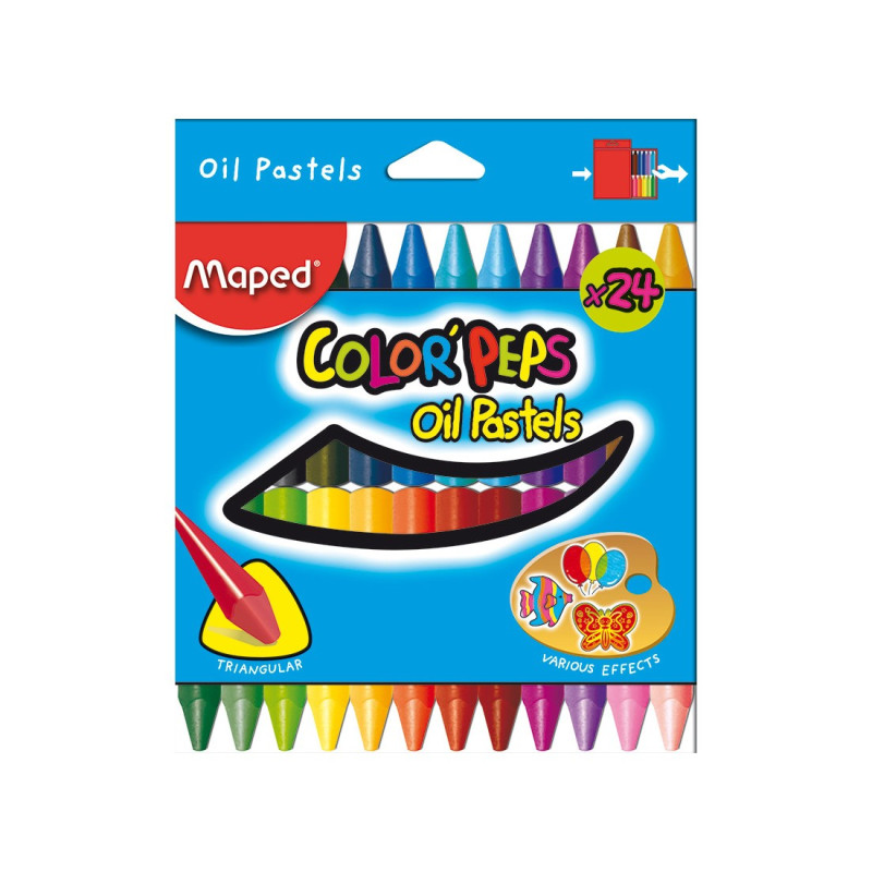 Maped Pastels à l'Huile Pochette Carton S864012