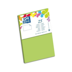 Oxford Cartes 82x128mm Vert 240g S16840501N