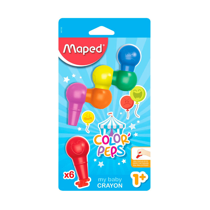 Maped 6 Baby Crayons Early Age S863106