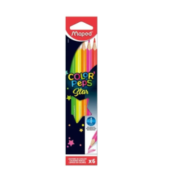 Maped Crayons de couleur fluo Color'Peps S832003