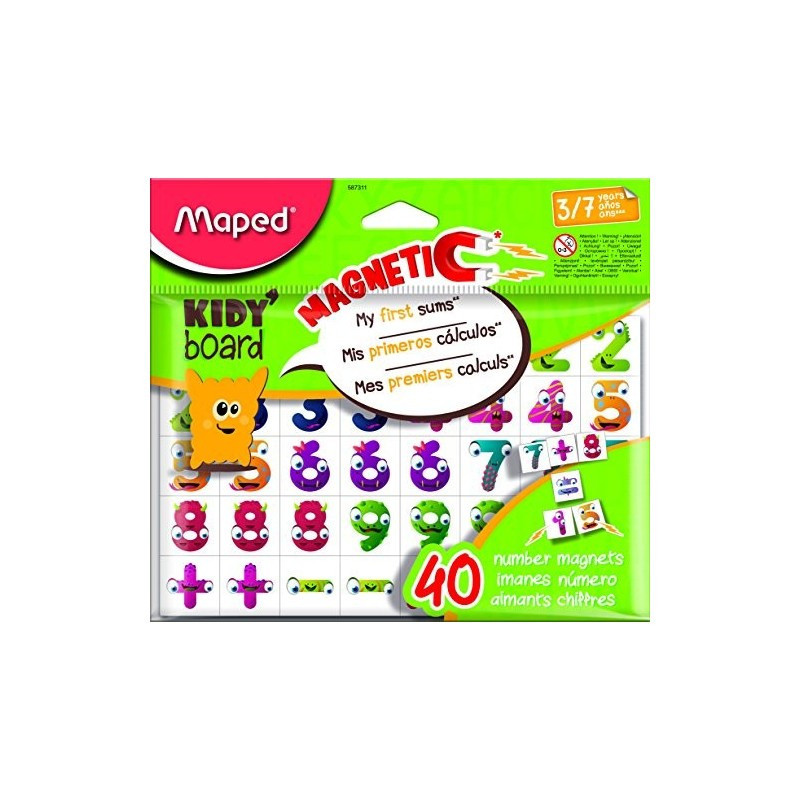 Maped Aimants Chiffres x40 Kidy Board Magnetic S587311