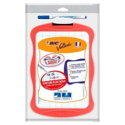 Bic Ardoise Double Face 20x31cm + Feutre + Effaceur S841362