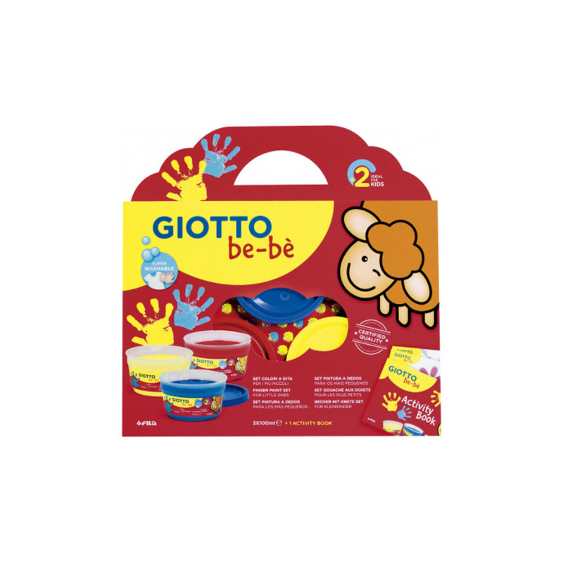 Fila Gouache au doigt 3 pots S460700