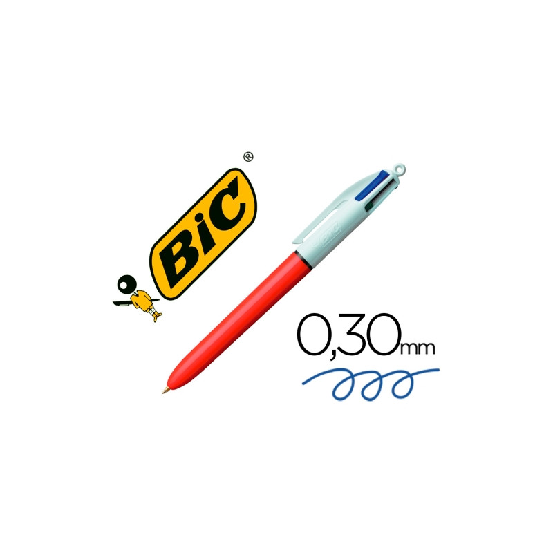Bic Stylo Bille 4 Couleurs S801868