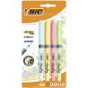 Bic Surligneur Briteliner Grip Pastel Assorti S964859