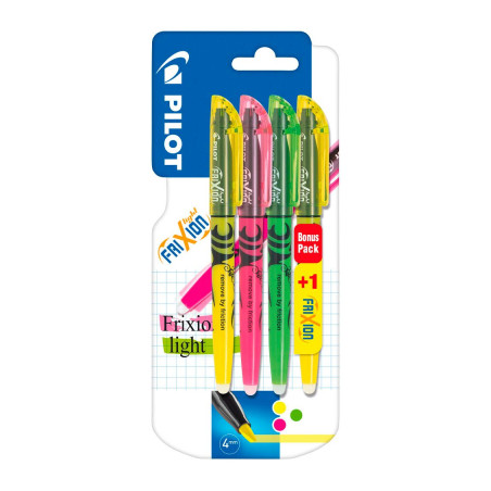 Pilot FriXion Light Surligneur Moyen 3+1 Gratuit