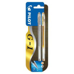 G-1 Stylo bille festif or/argent S724697