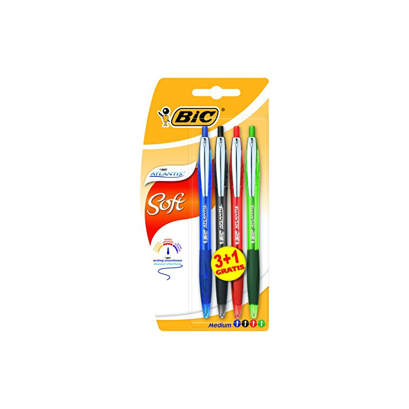 BIC Atlantis Clic Stylo Bille +1 GT S803128