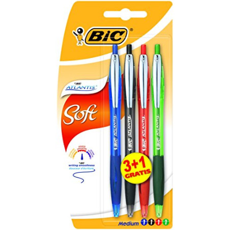 BIC Atlantis Clic Stylo Bille +1 GT S803128