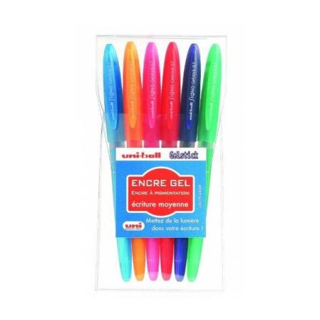 Uni-ball Stylos Gelstick Assortis 0,7mm SUM170/6_ASS