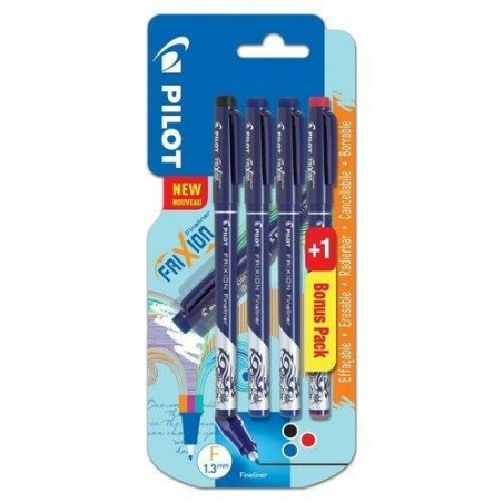 Pilot Frixion Fineliner Blister 3+1 S053767
