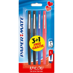 Paper Mate Feutres Nylon 3+1GT S0765631