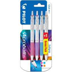 Pilot Stylo Acroball Pure White 3+1 Gratuit S021675