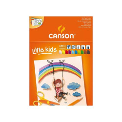 Canson Bloc Enfant 2 Ans+ 30 Feuilles 10 Couleurs A4 120g