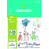 Canson Bloc Mes Premiers Gribouillages A4 160g S400110213