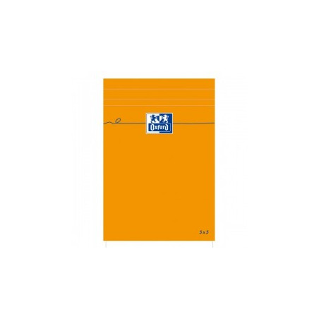 Bloc Notes Orange Agrafé 110x170 160 Pages Y100106279