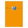 Bloc Notes Orange Agrafé 110x170 160 Pages Y100106279