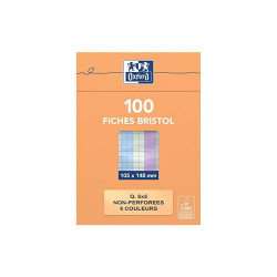 Oxford Fiches Bristol 210g 105x148mm Y100105304