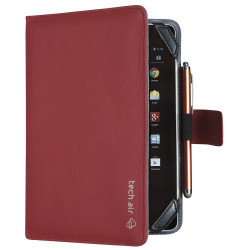 Techair Étui Folio Rouge pour Tablette 8"