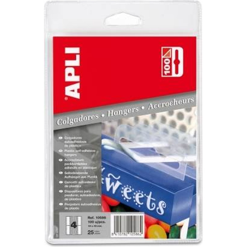 Apli Boîte de 100 Accrocheurs S010586