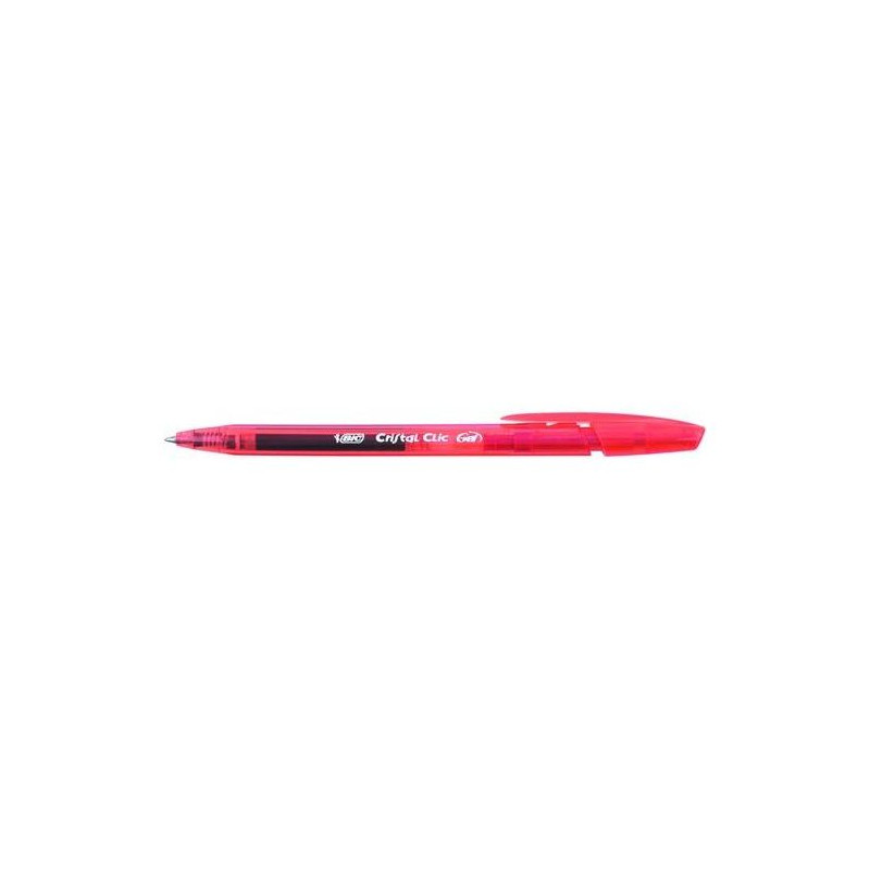 BIC Cristal Clic Gel Rouge Pack de 20 S878974
