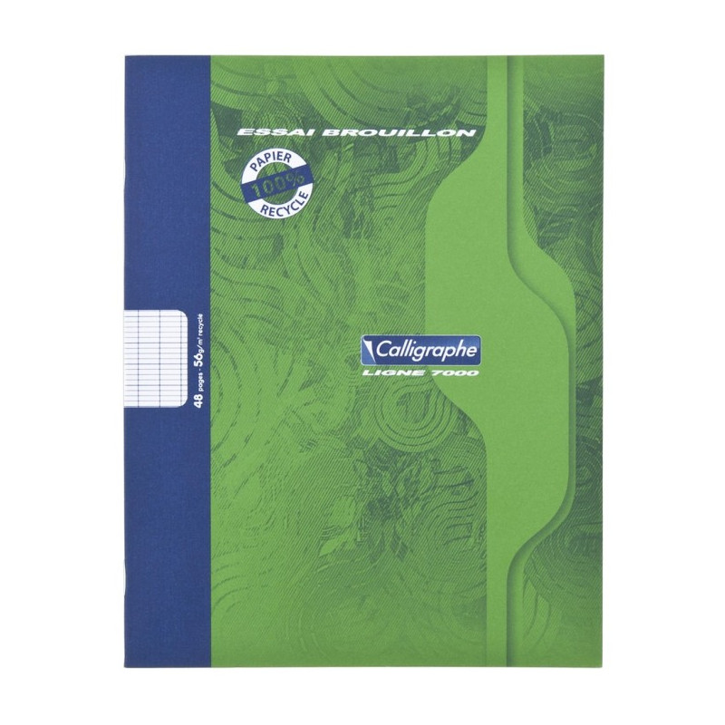 Calligraphe Cahier de brouillon 17x22cm 48p Seyès 2148