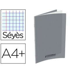 Conquérant Cahier 240x320 Gris 48P 90G Polypropylène S400114727