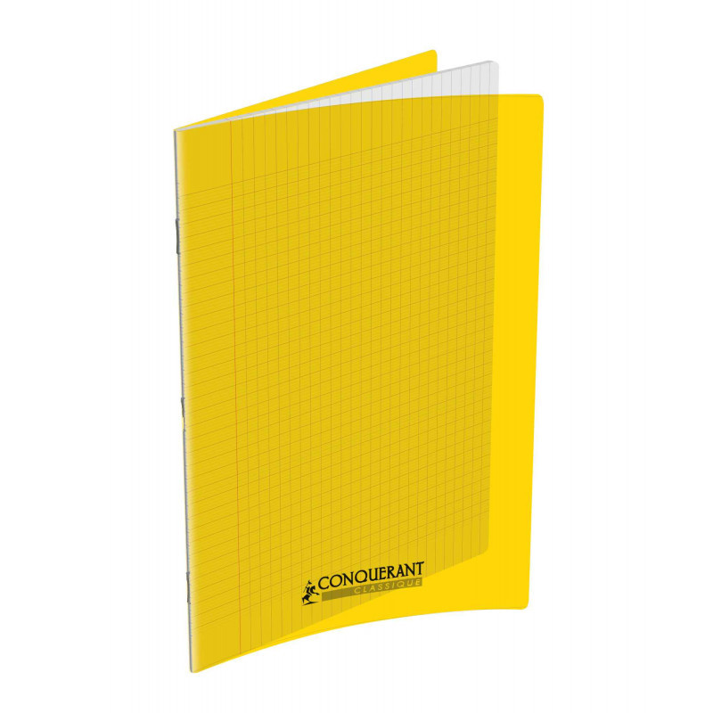 Conquérant Cahier Piqué 240x320 Jaune 90g 48p Y400006761