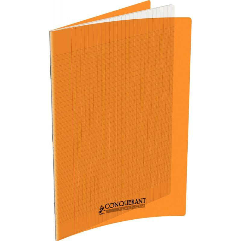 Conquerant Cahier Piqué 240x320mm Orange 90g 48 Pages S400067935