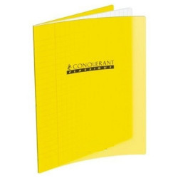 Conquérant Cahier Agrafé 170x220 Jaune 90g 140p S400089852
