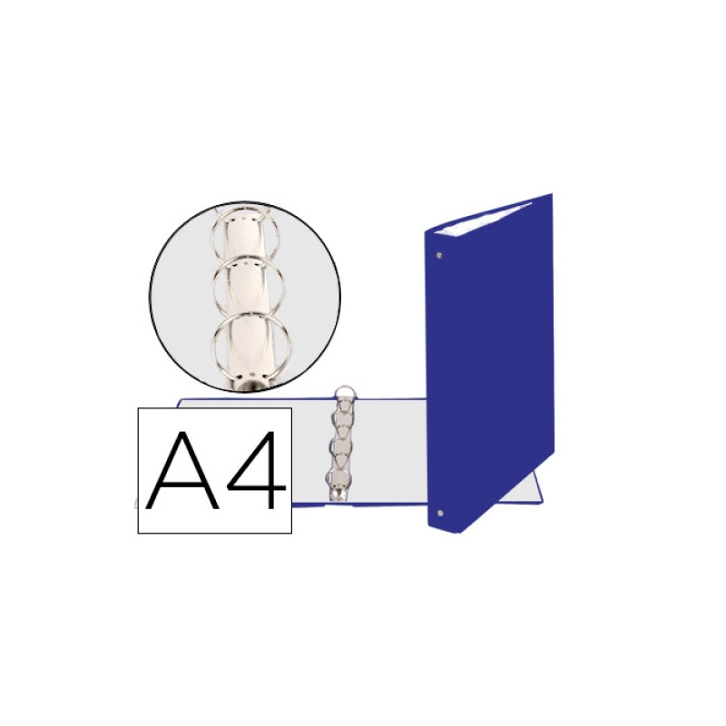 Exacompta Classeur A4 Dos 30mm Bleu 51372