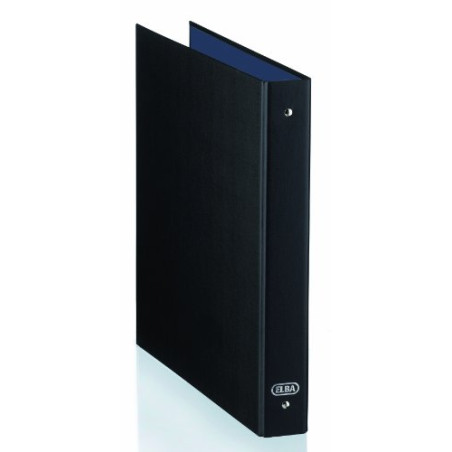 Elba Classeur A4 Dos 40mm 4 Anneaux Ronds Noir Y100201642