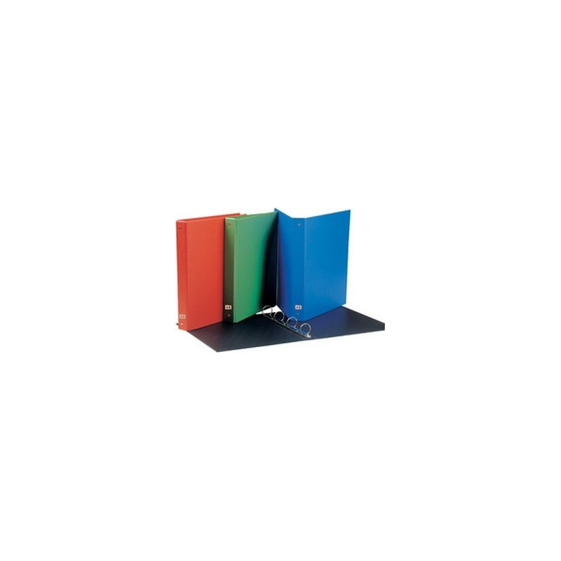 Elba Classeur A4 D20 4 Anneaux Rond PP Assorti S100202366