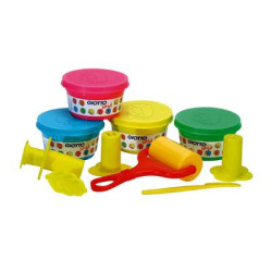 Giotto Coffret Pâte à Jouer 4 Pots + Accessoires S462600