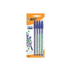 Bic Stylo-bille Cristal Collection Noir x4 S964806