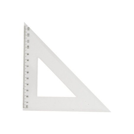 JPC Équerre 45° 21cm Cristal S954445