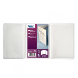 Elba Étui Triple PVC Incolore 9x13,5 Y100202657