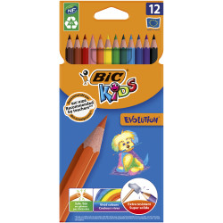 BIC Kids Crayons de Couleur Eco 12 pcs S82902910