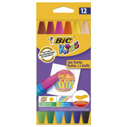 Bic Étui 12 Pastels à l'Huile Doux S926446