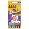 Bic Étui 12 Pastels à l'Huile Doux S926446