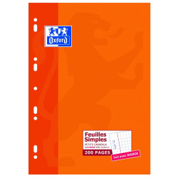 Oxford Feuillets Mobiles A4 200 Pages 90G S787354