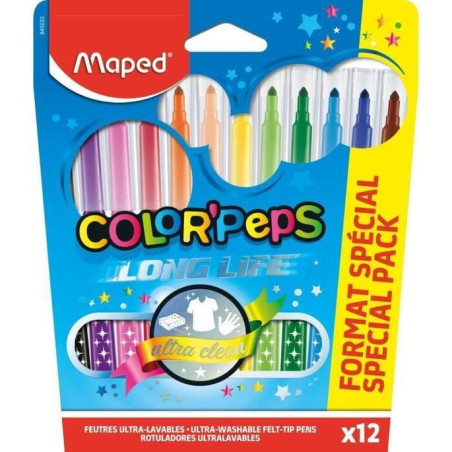 Maped Feutres Color'Peps Long Life x12 S845033